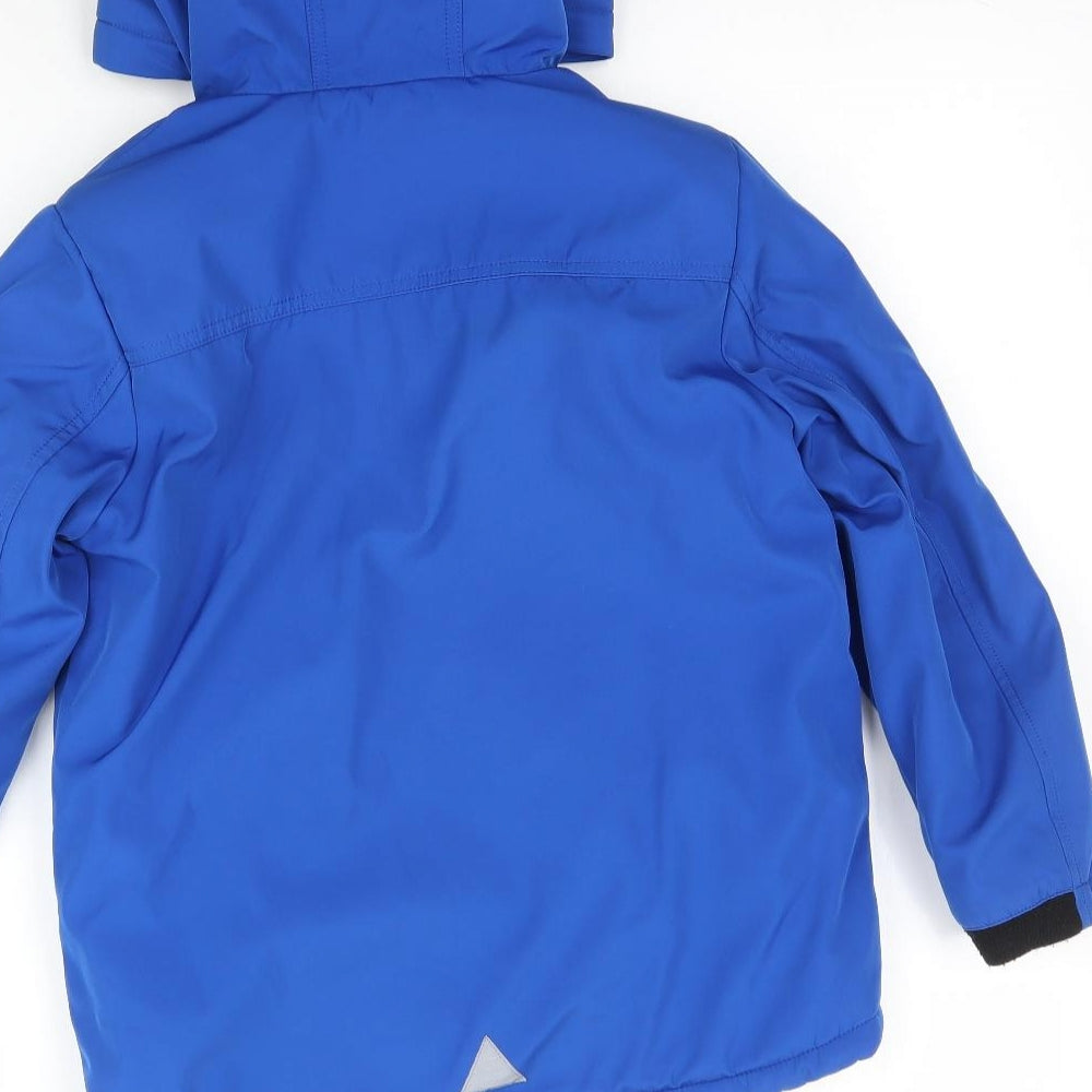 George Boys Blue   Rain Coat Coat Size 7-8 Years