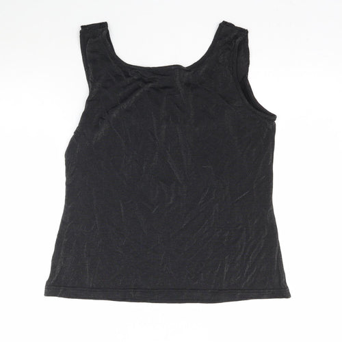 fransa Womens Black   Basic Tank Size L