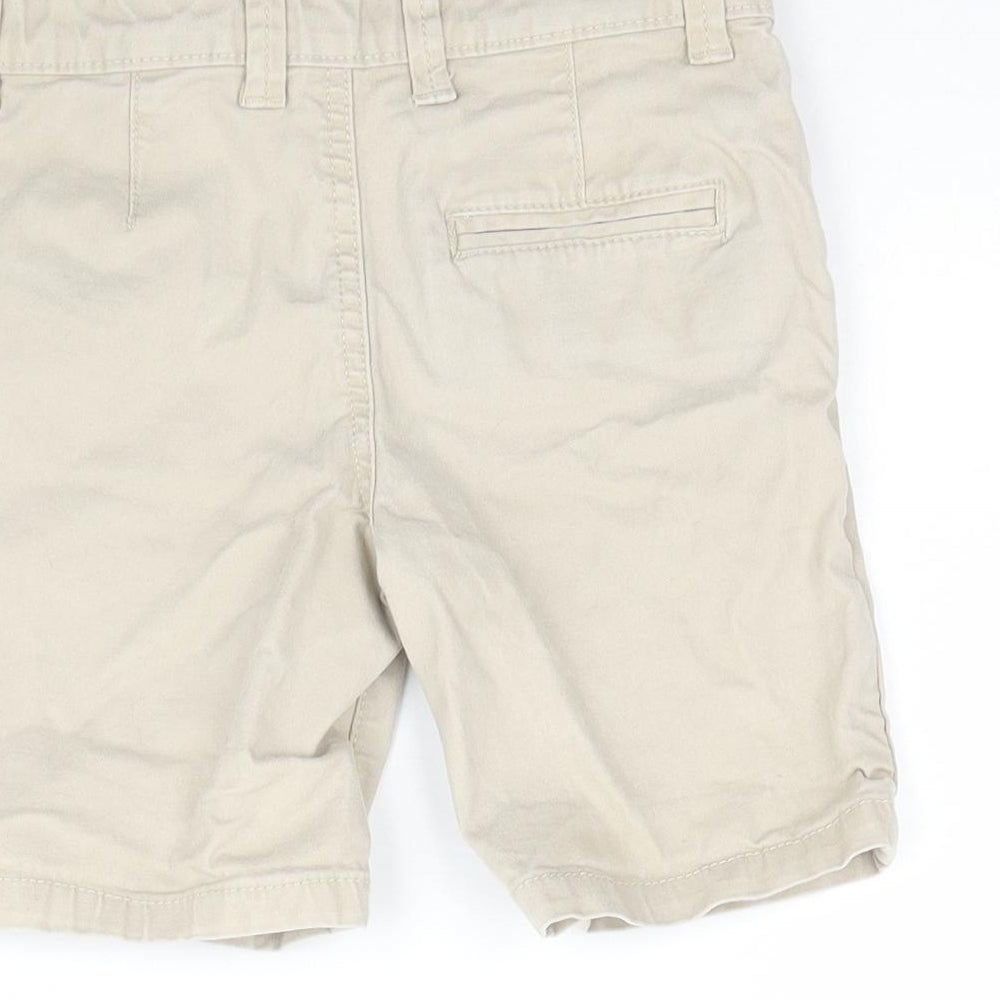 Denim & Co. Boys Beige   Bermuda Shorts Size 3-4 Years