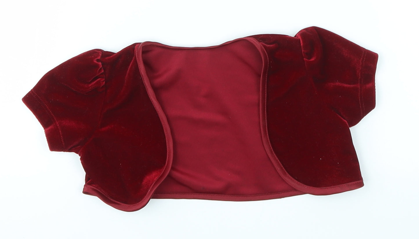 Cherokee  Red   Cardigan Jumper Size 6-9 Months