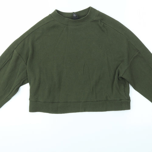 FOREVER 21 Womens Green   Pullover Jumper Size S