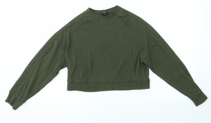 FOREVER 21 Womens Green Pullover Jumper Size S