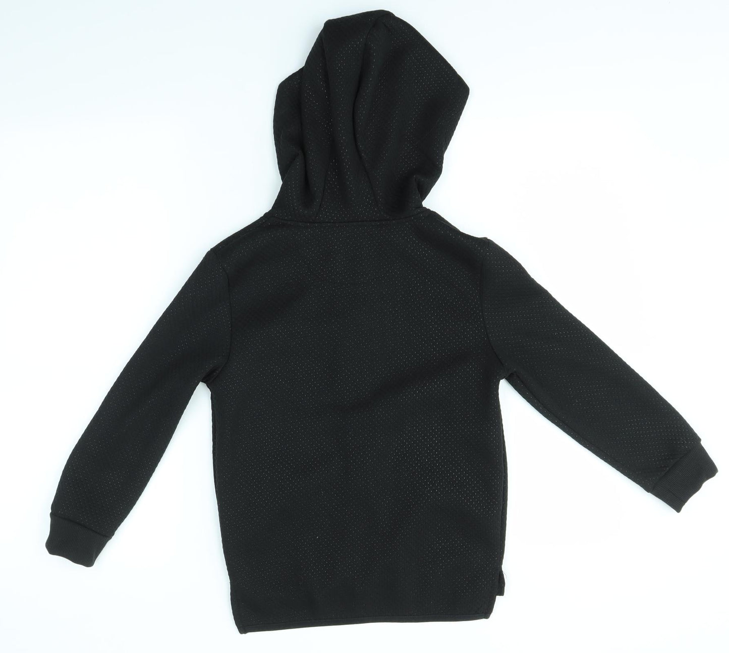 Primark Boys Black   Full Zip Hoodie Size 7-8 Years