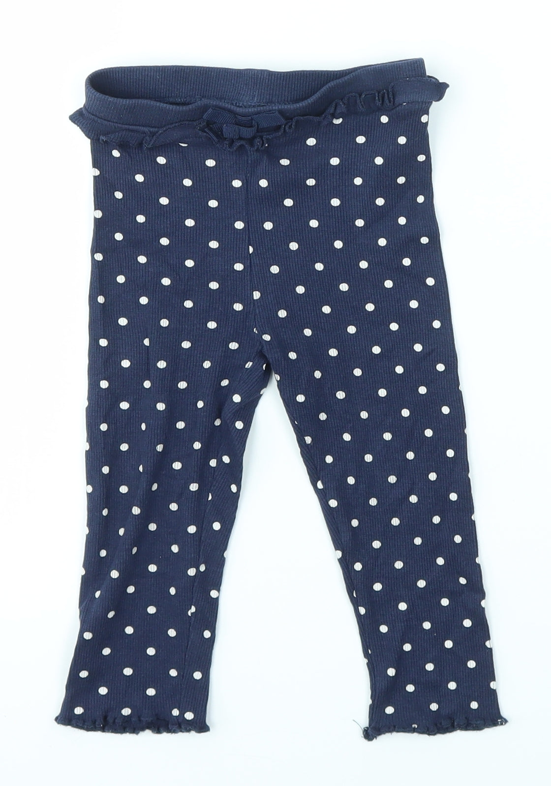 Matalan Baby Blue Polka Dot  Jogger Leggings Size 12-18 Months