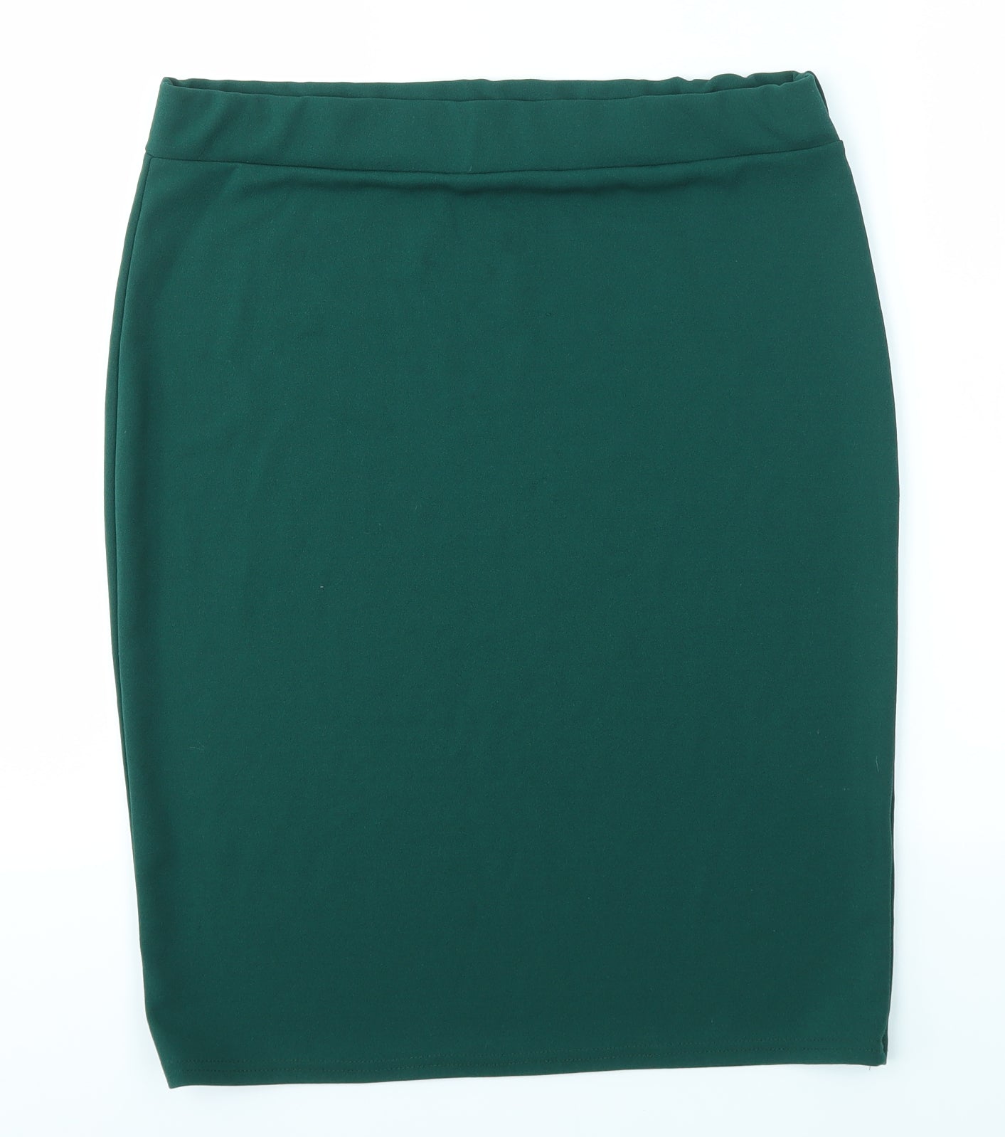 PRETTY Womens Green   Straight & Pencil Skirt Size M