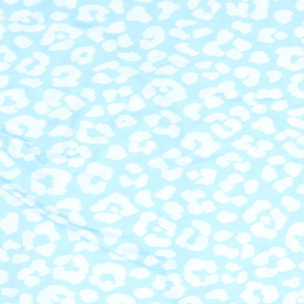 George Womens Blue Solid  Top Pyjama Top Size 12