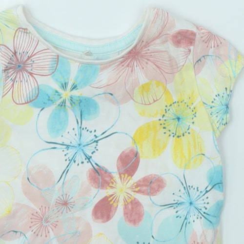 George Baby Multicoloured Floral  Basic T-Shirt Size 18-24 Months