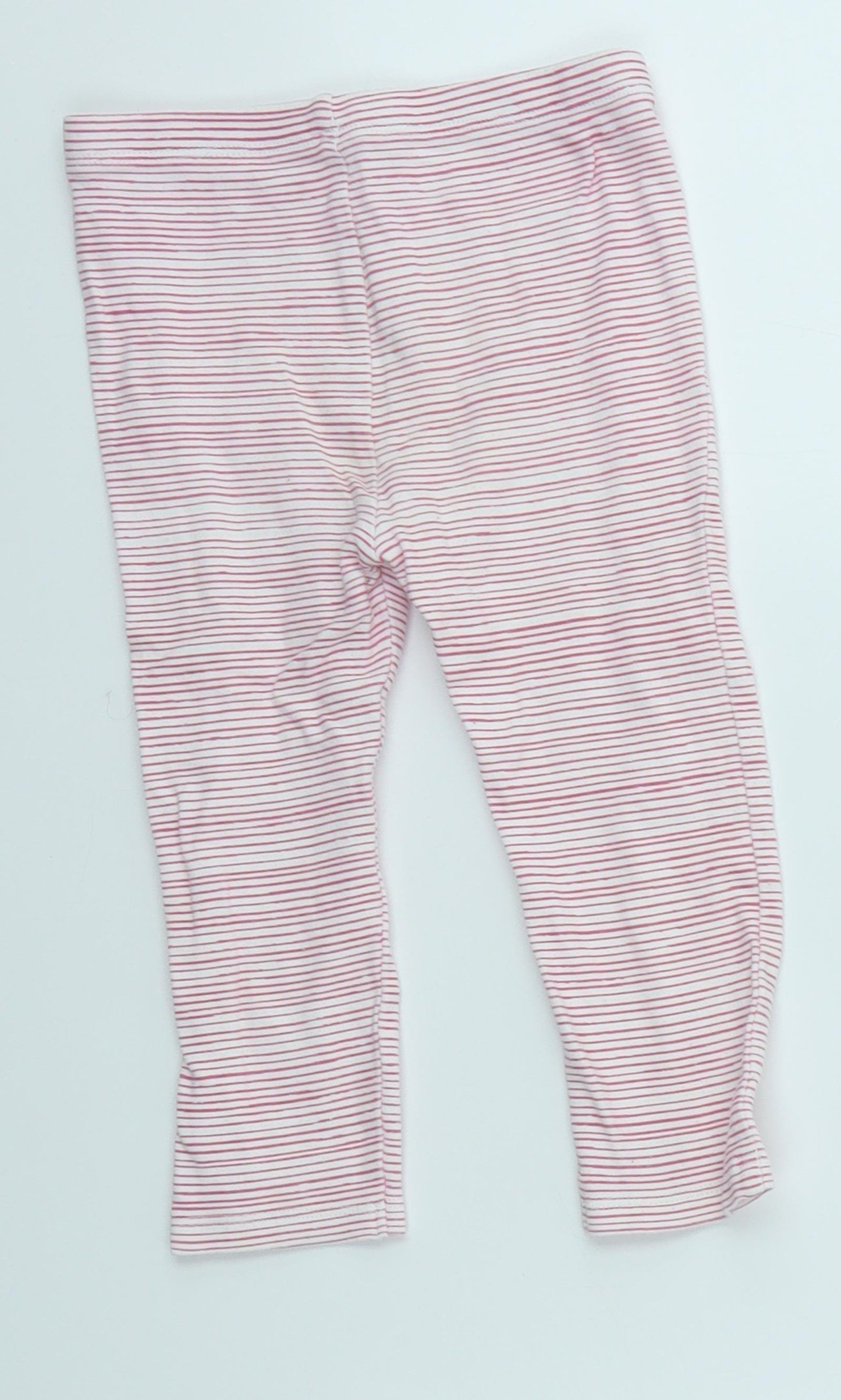 Joules Baby Pink Striped  Jogger Leggings Size 12-18 Months