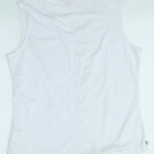 LA Gear Womens White   Basic Tank Size 20