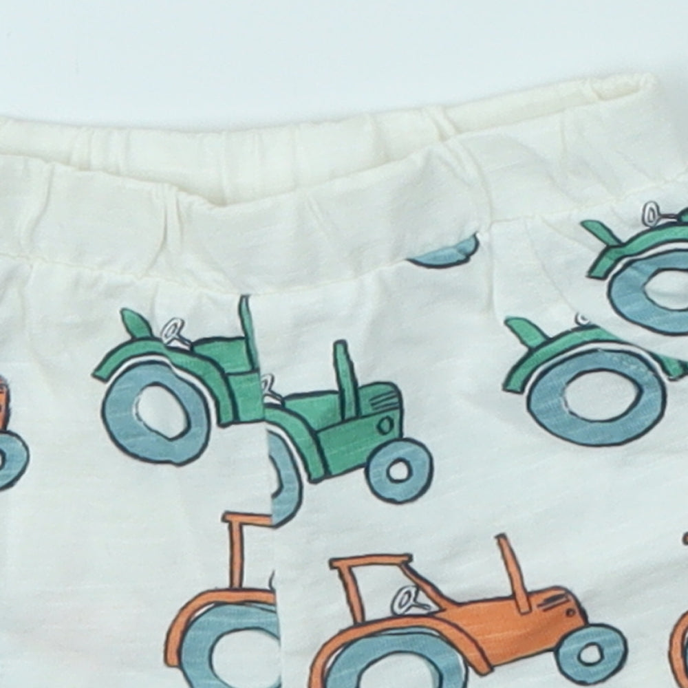 M&S Baby Multicoloured   Cropped Trousers Size 3-6 Months
