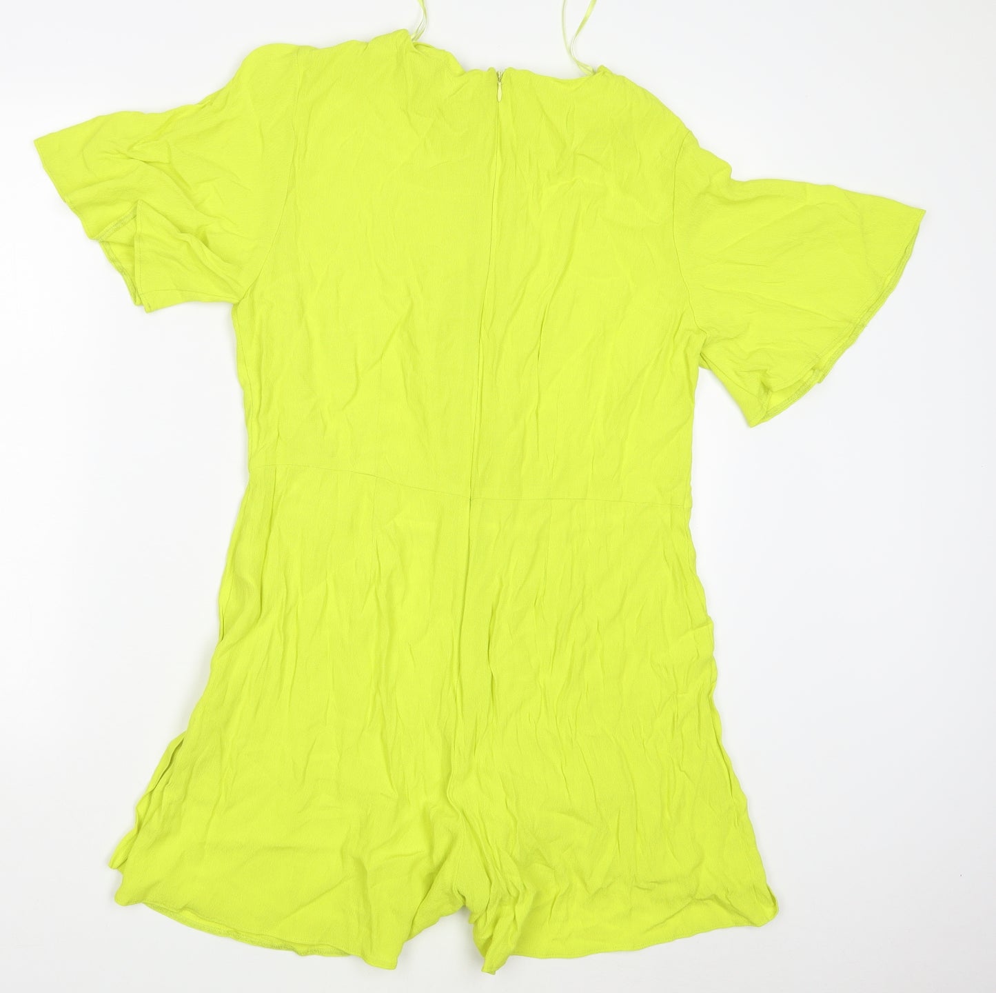 F&F Womens Yellow   Jumpsuit One-Piece Size 16 L4 in