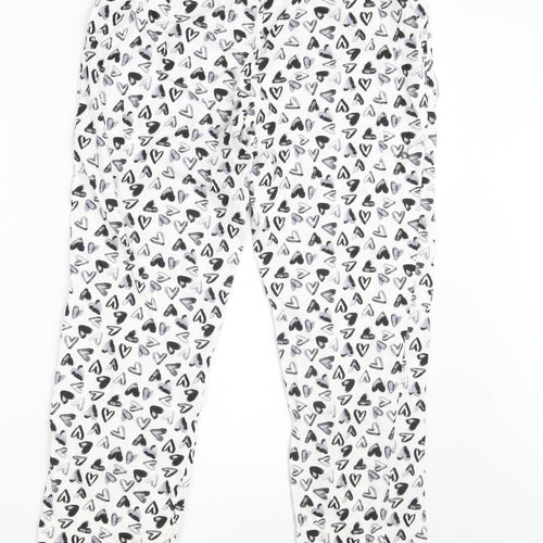 NEXT Womens White   Sweatpants Trousers Size M L28 in