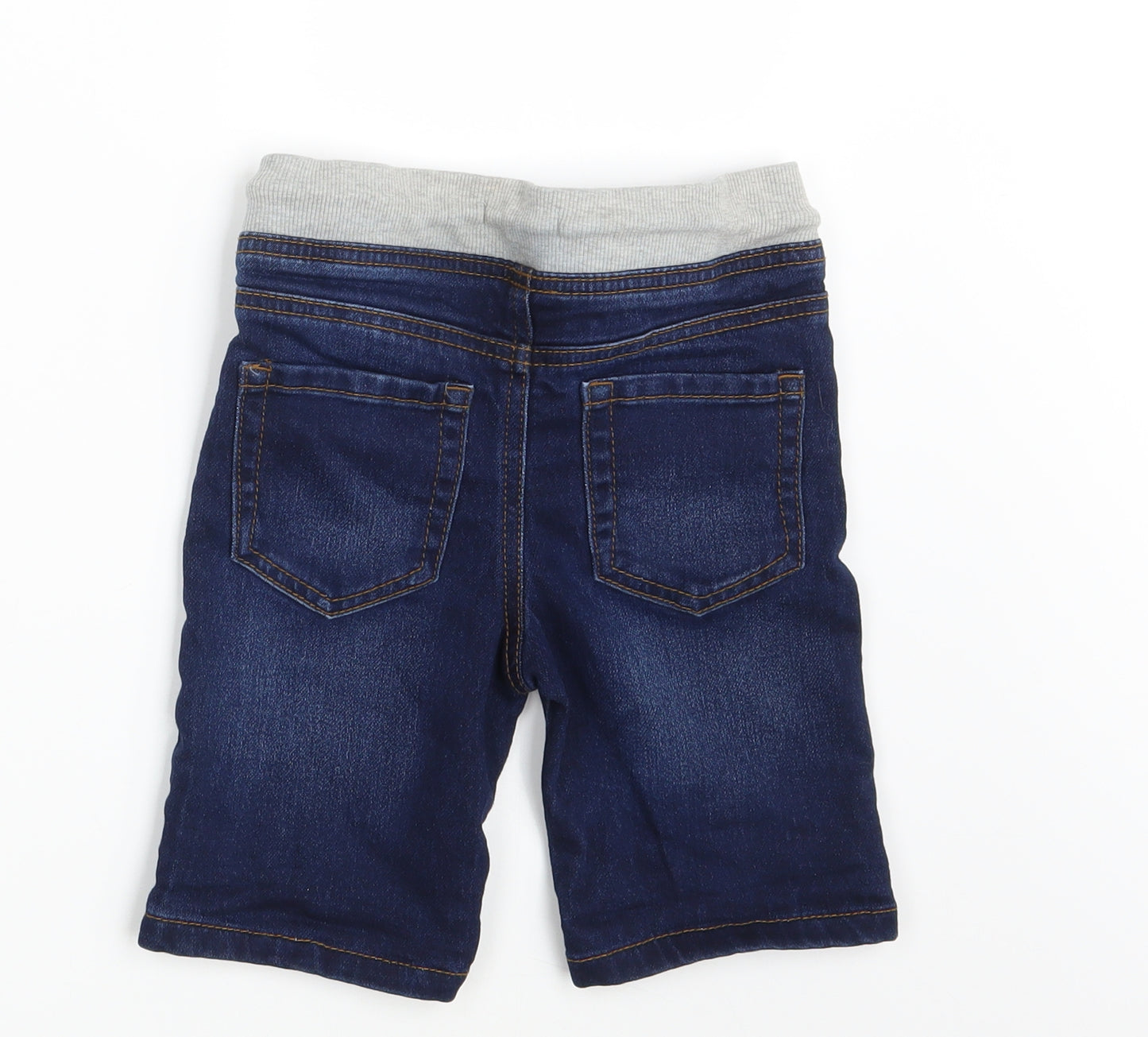 Primark Girls Blue  Denim Chino Shorts Size 6-7 Years