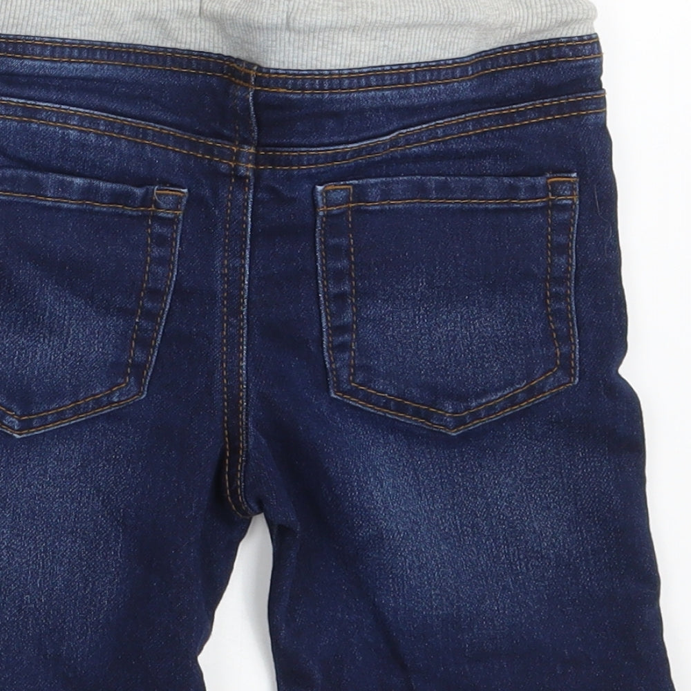 Primark Girls Blue  Denim Chino Shorts Size 6-7 Years