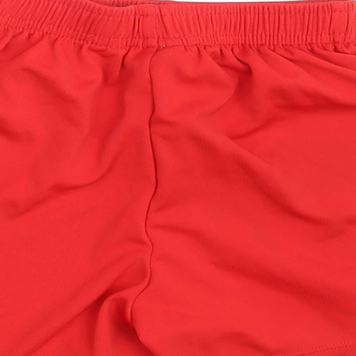 Sondico Girls Red   Sweat Shorts Size 5-6 Years - Waist 18in; Inside  leg 3in