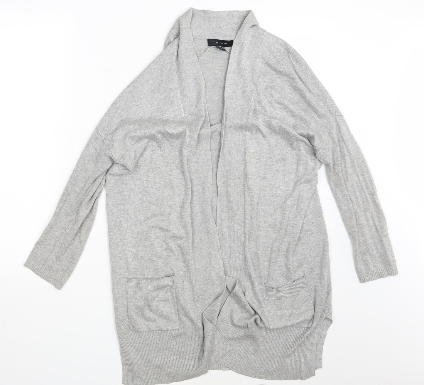aTMO Womens Grey   Wrap Jumper Size 6