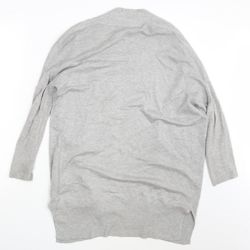 aTMO Womens Grey   Wrap Jumper Size 6