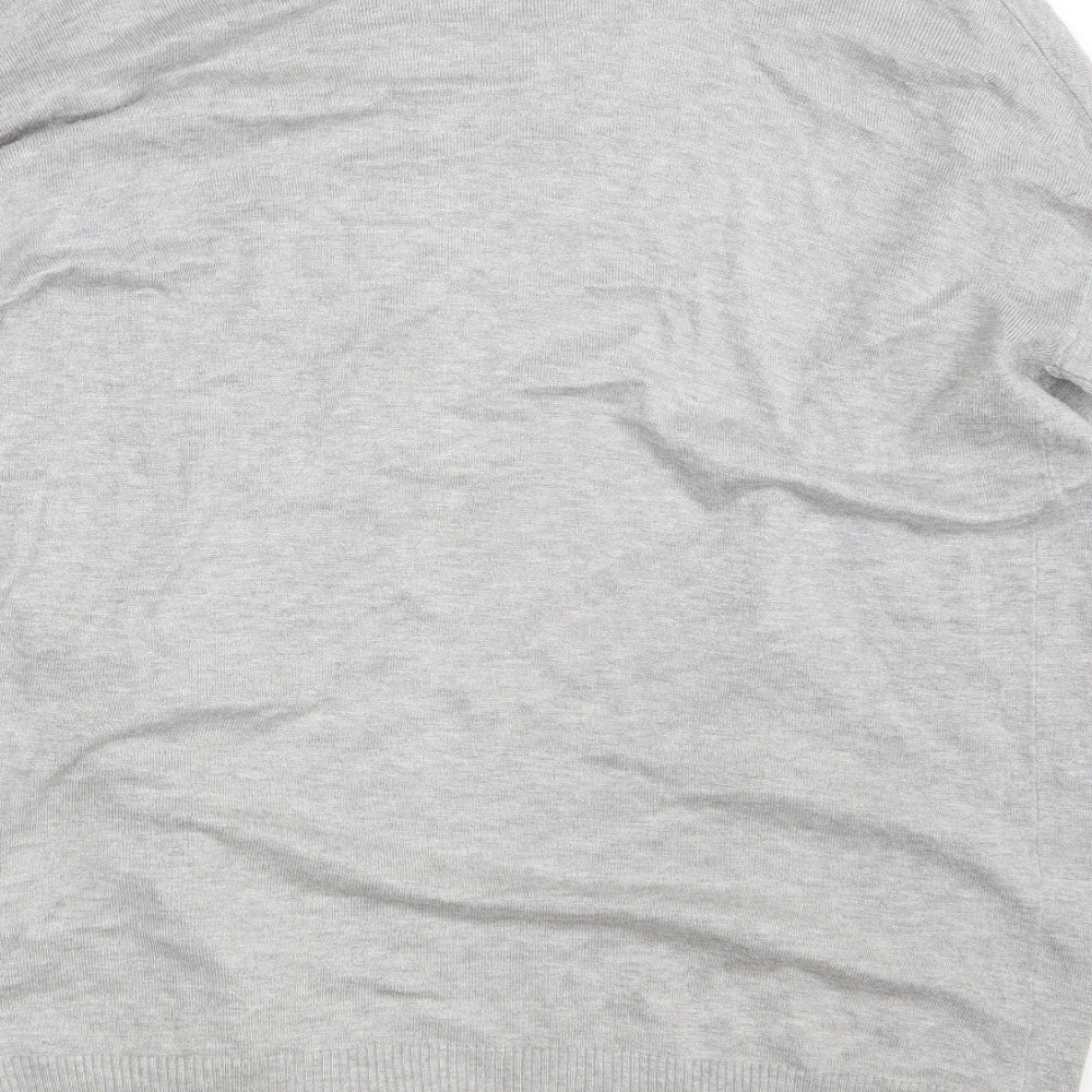 aTMO Womens Grey   Wrap Jumper Size 6