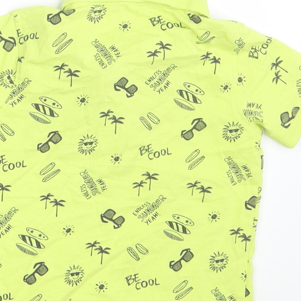 George Boys Yellow   Pullover Polo Size 2-3 Years