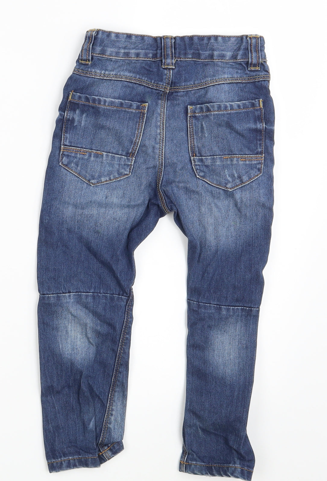 George Boys Blue  Denim Tapered Jeans Size 2-3 Years - Inside Leg 14 Inches