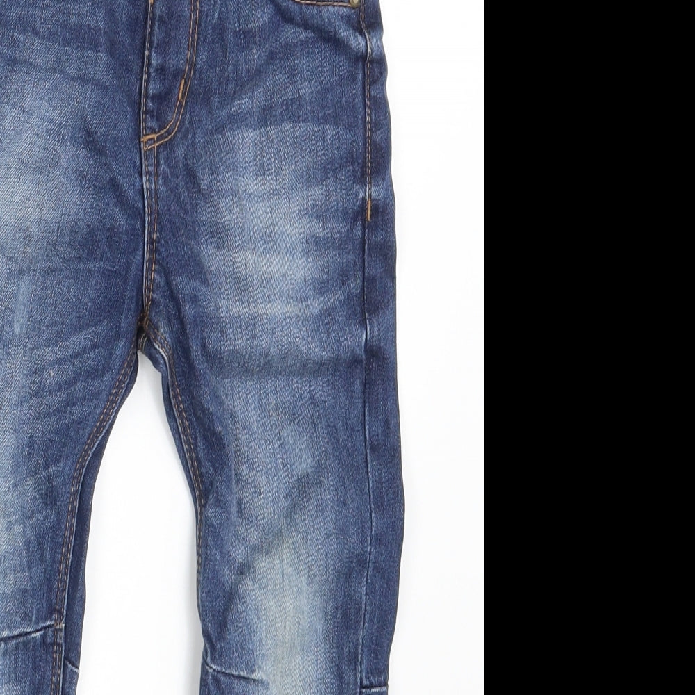 George Boys Blue  Denim Tapered Jeans Size 2-3 Years - Inside Leg 14 Inches