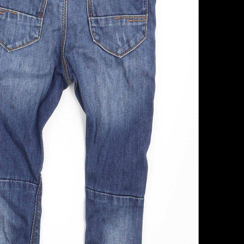 George Boys Blue  Denim Tapered Jeans Size 2-3 Years - Inside Leg 14 Inches