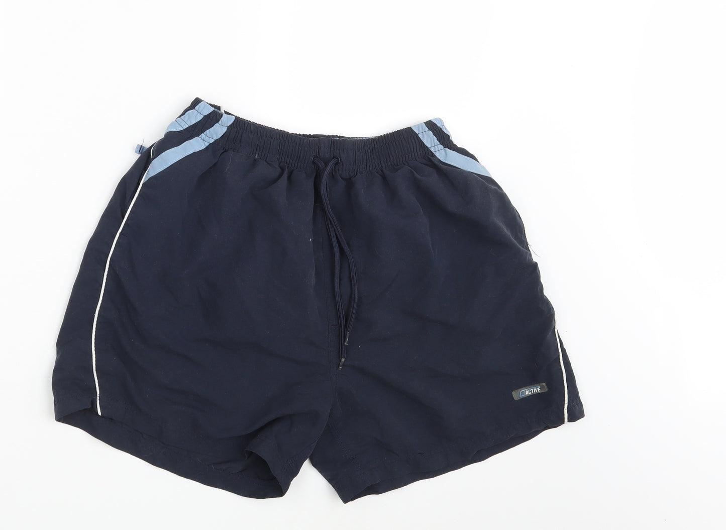 Cedar Wood State Mens Blue   Sweat Shorts Size L - Inside Leg 5 Inches