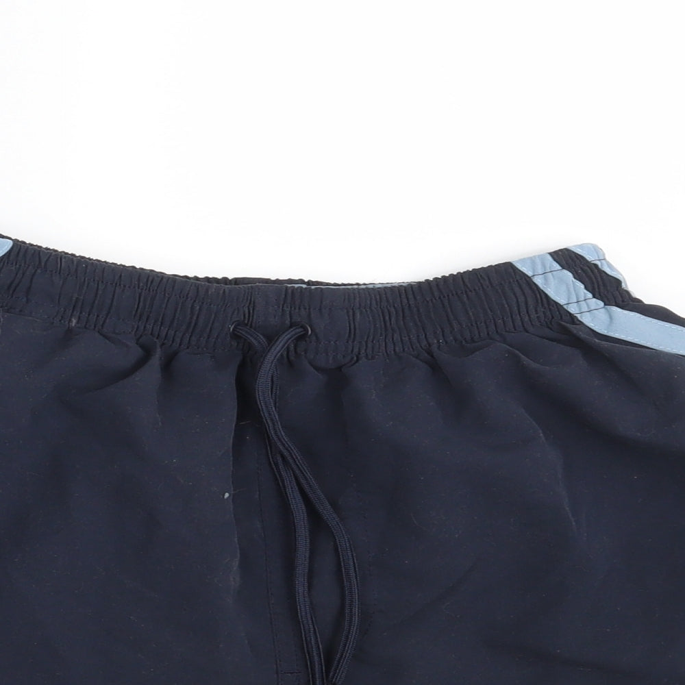 Cedar Wood State Mens Blue   Sweat Shorts Size L - Inside Leg 5 Inches