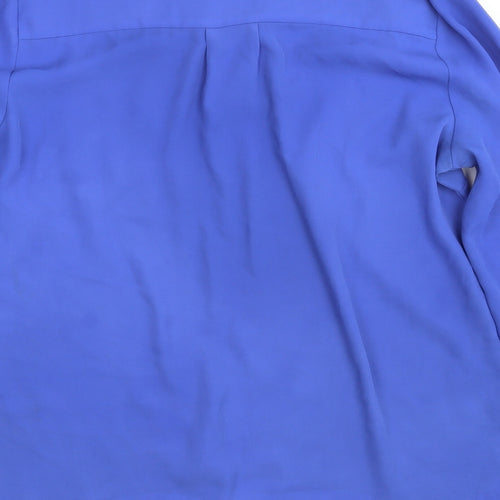 BHS Womens Blue   Basic Blouse Size 16