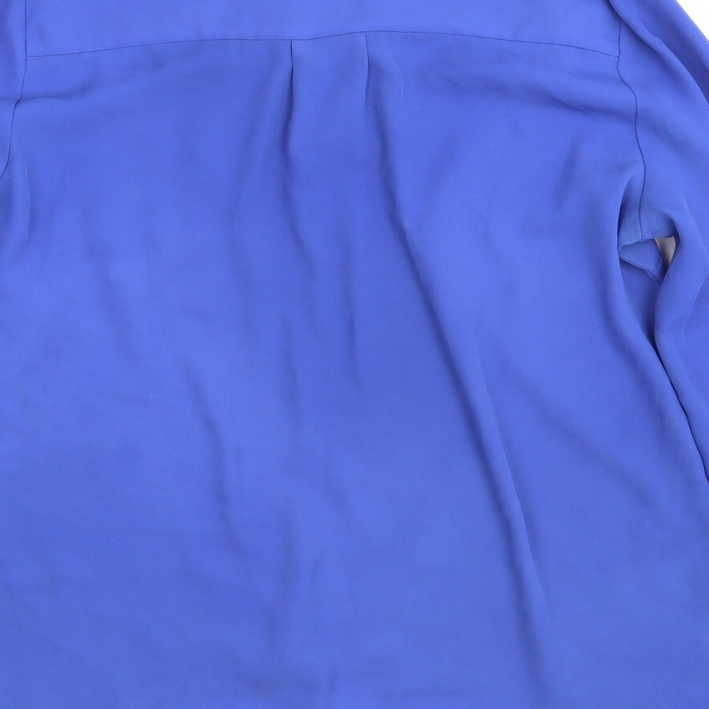 BHS Womens Blue   Basic Blouse Size 16