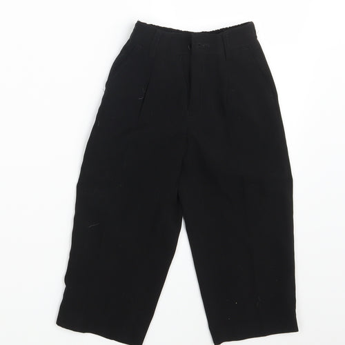 Ricardo Boys Black   Dress Pants Trousers One Size - Waist 16in; Inside  leg 13in