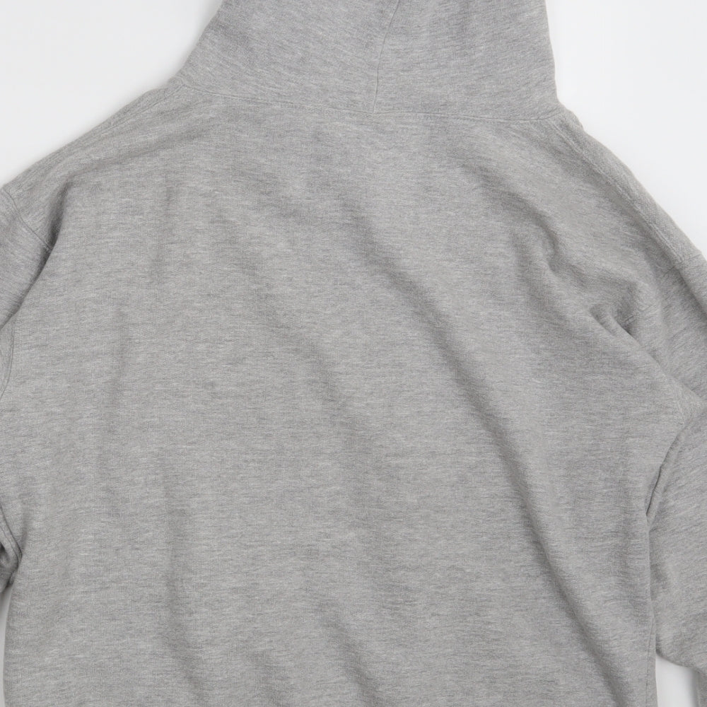 Point Sportswear Mens Grey   Pullover Hoodie Size M