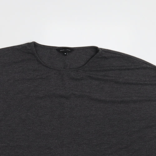 New Look Womens Grey   Basic T-Shirt Size 14