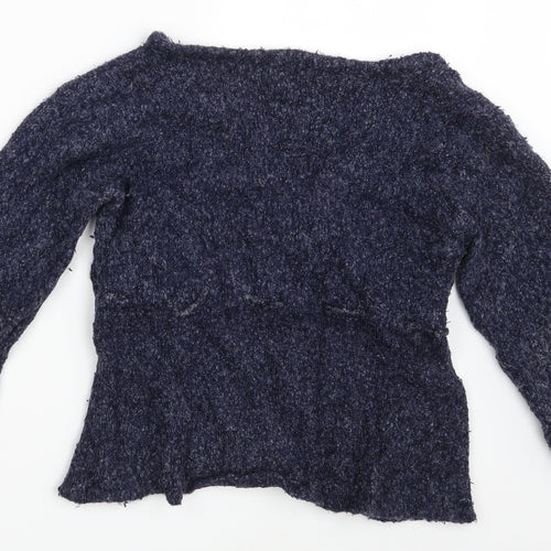 Tigertail Womens Blue   Pullover Jumper Size M