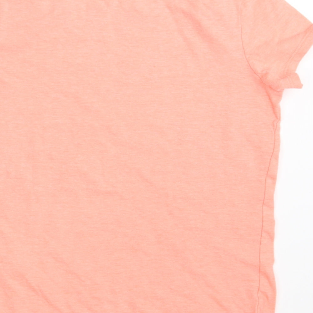 Cat & Jack Womens Orange   Basic T-Shirt Size 10