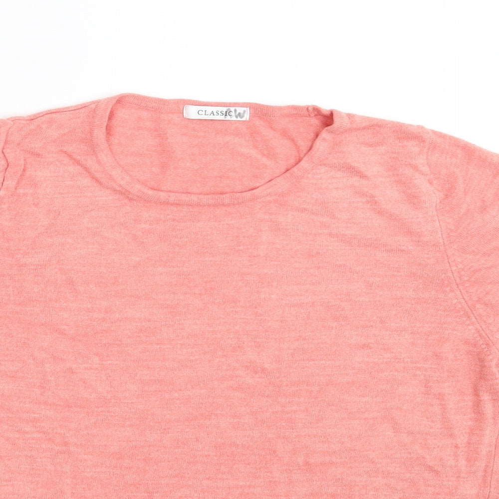 M&S Womens Pink   Pullover Sweatshirt Size 16