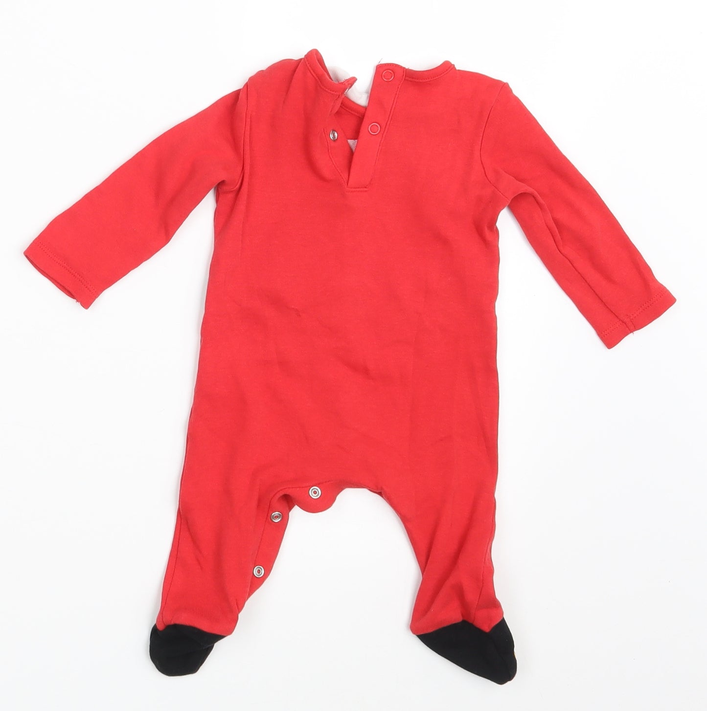 Pep & Co. Baby Red   Romper One-Piece Size 0-3 Months  - Inside Leg 7 Inches