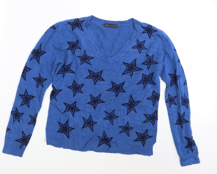 M&S Womens Blue   Pullover Sweatshirt Size 14
