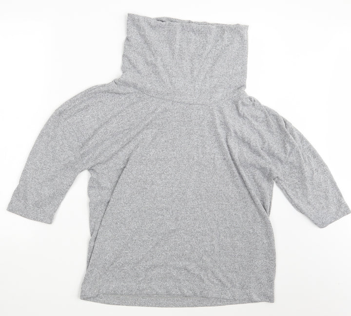 M&S Womens Grey Pullover Sweatshirt Size 14
