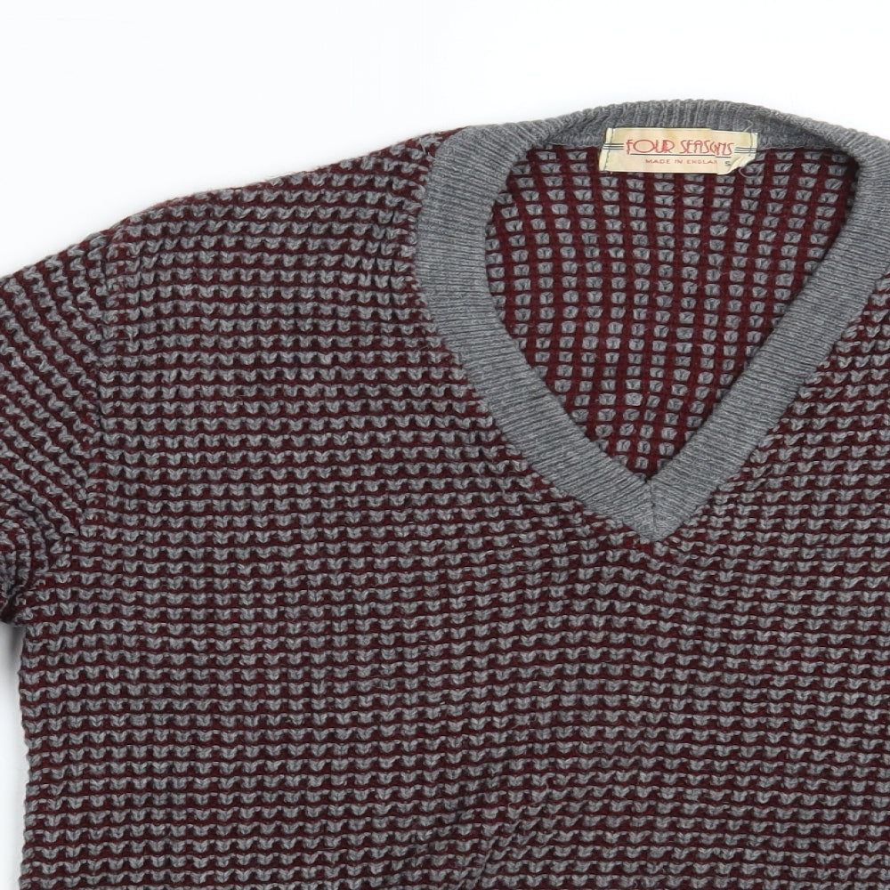 Four Seasons Mens Purple   Pullover Jumper Size S