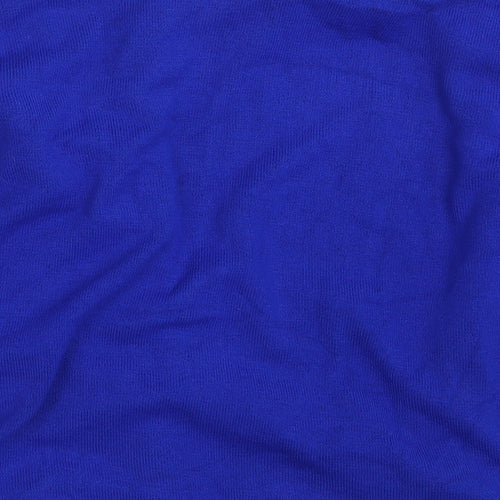 Envy Womens Blue Striped  Pullover Jumper Size L