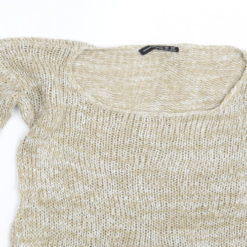 Atmosphere Womens Beige   Pullover Jumper Size 8