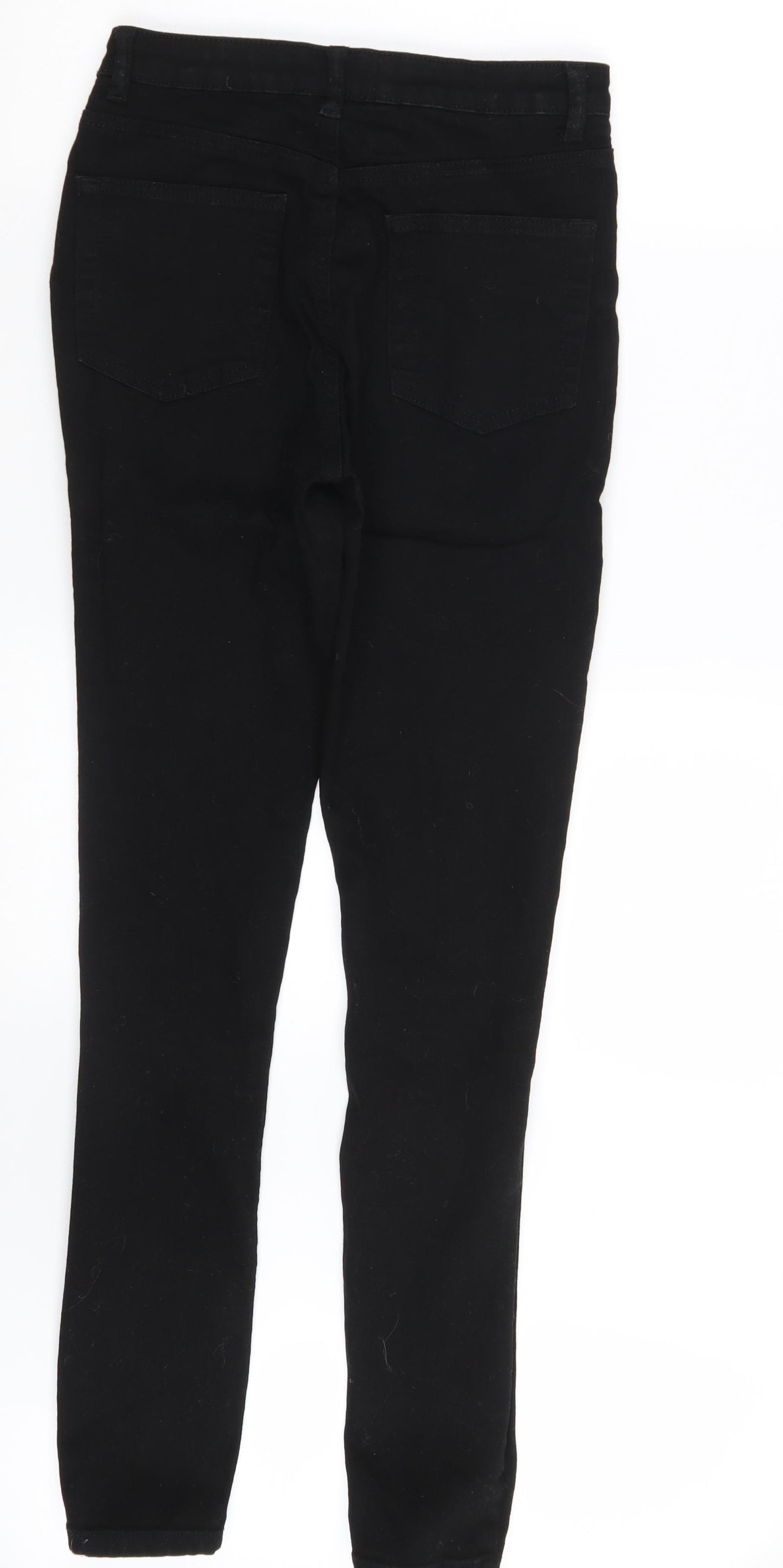 Primark Womens Black  Denim Skinny Jeans Size 12 L30 in