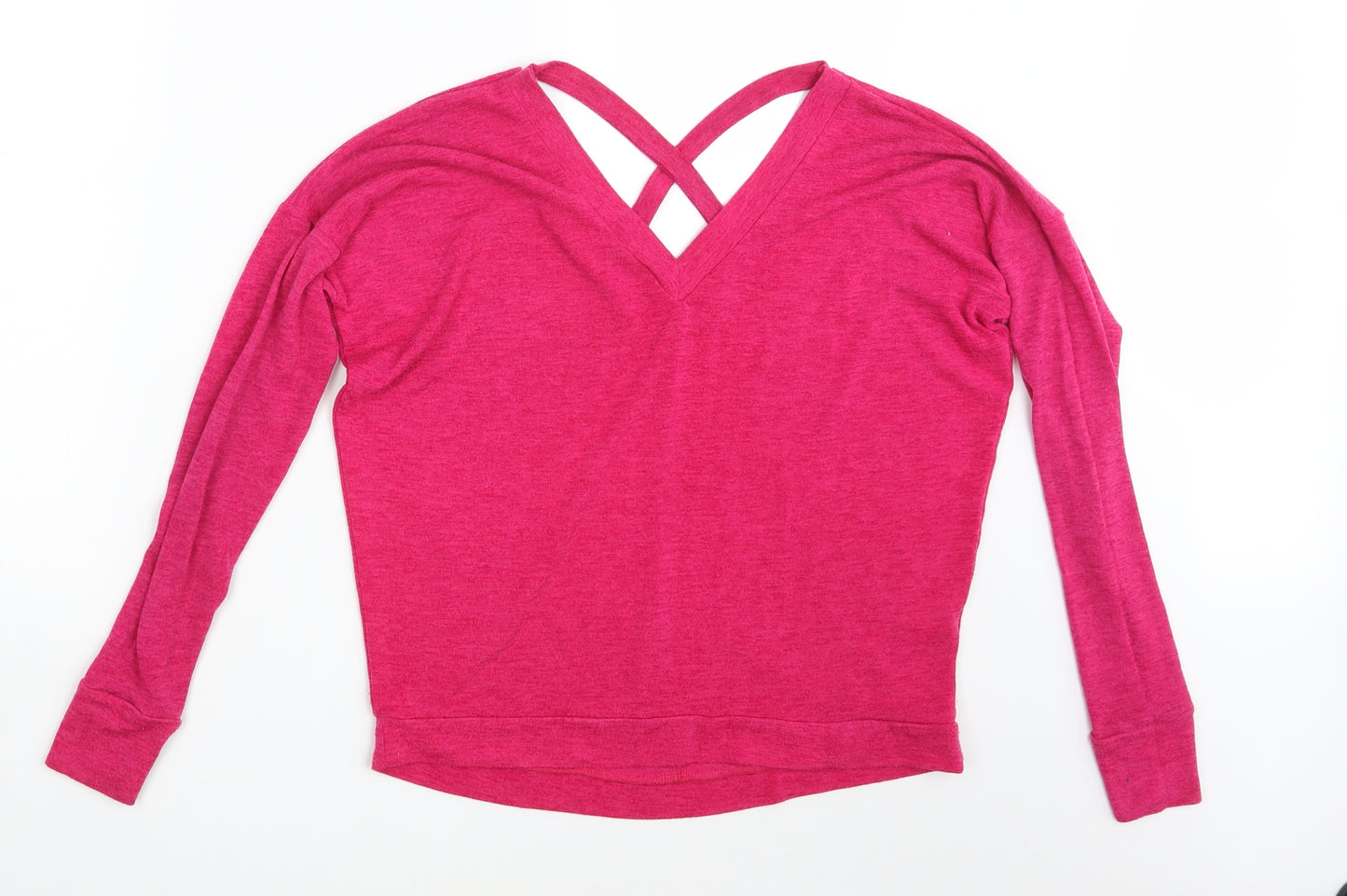 River Island Womens Pink   Pullover Sweatshirt Size 10
