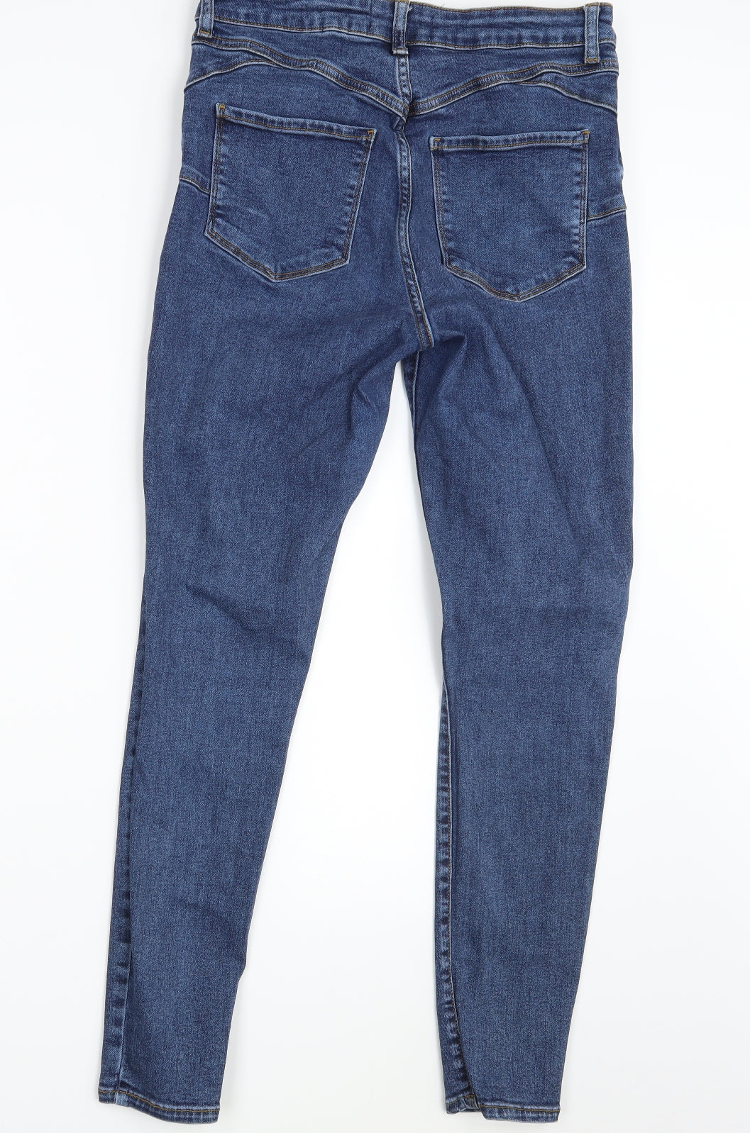 New Look Womens Blue  Denim Skinny Jeans Size 12 L28 in