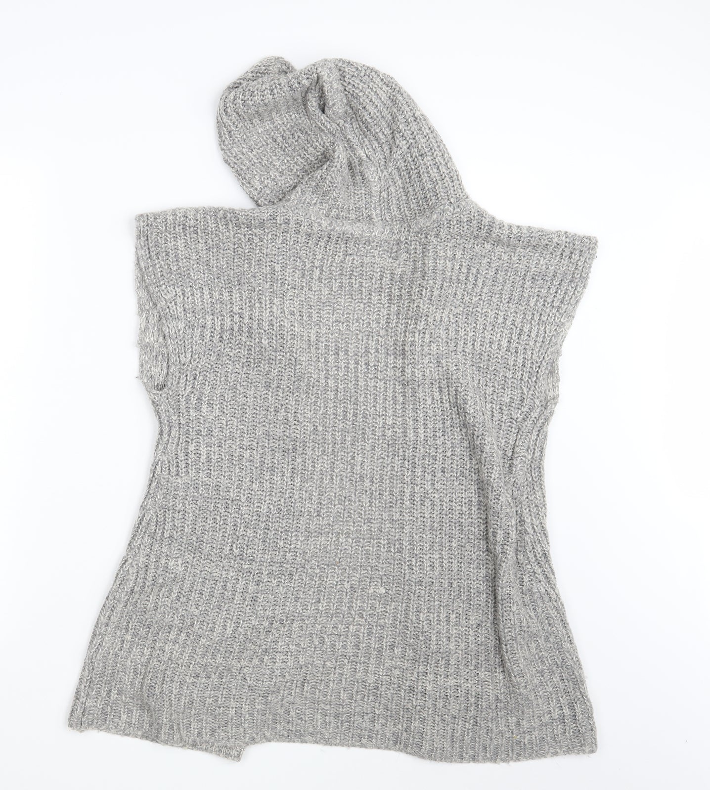 Grabal Alok Womens Grey   Wrap Jumper Size S