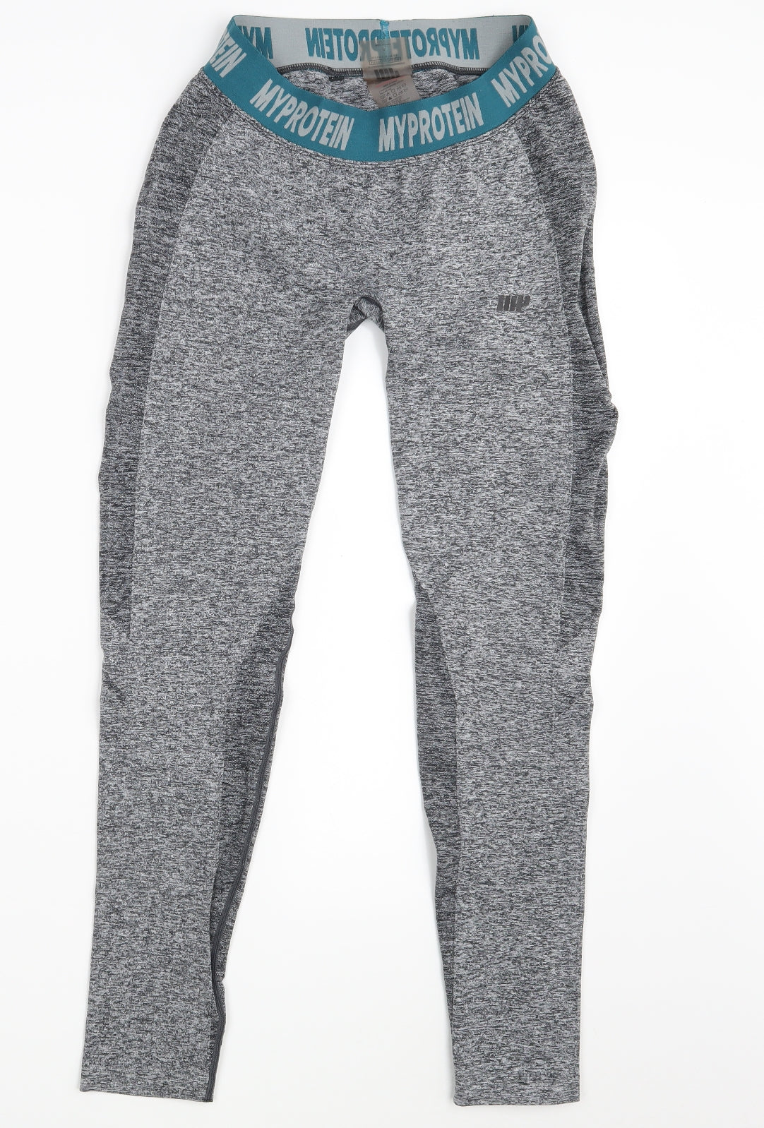 My Protein Womens Grey   Compression Leggings Size M L28 in
