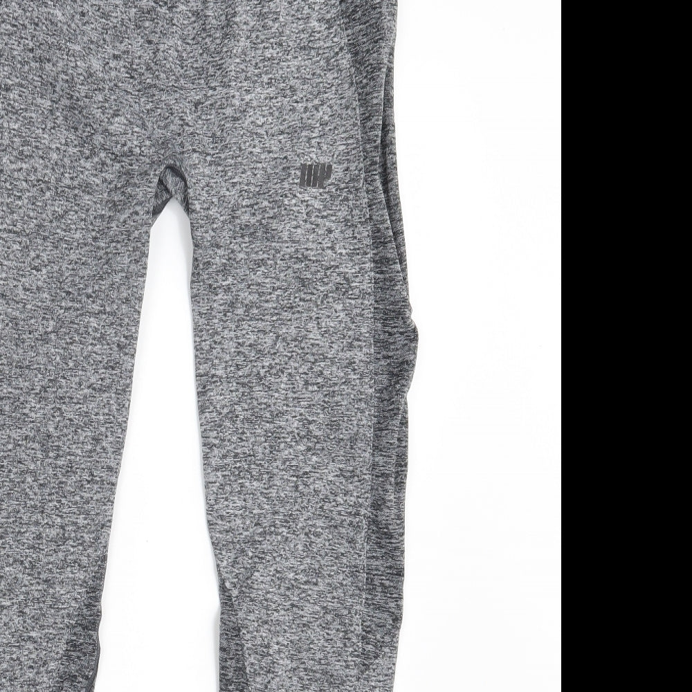 My Protein Womens Grey   Compression Leggings Size M L28 in