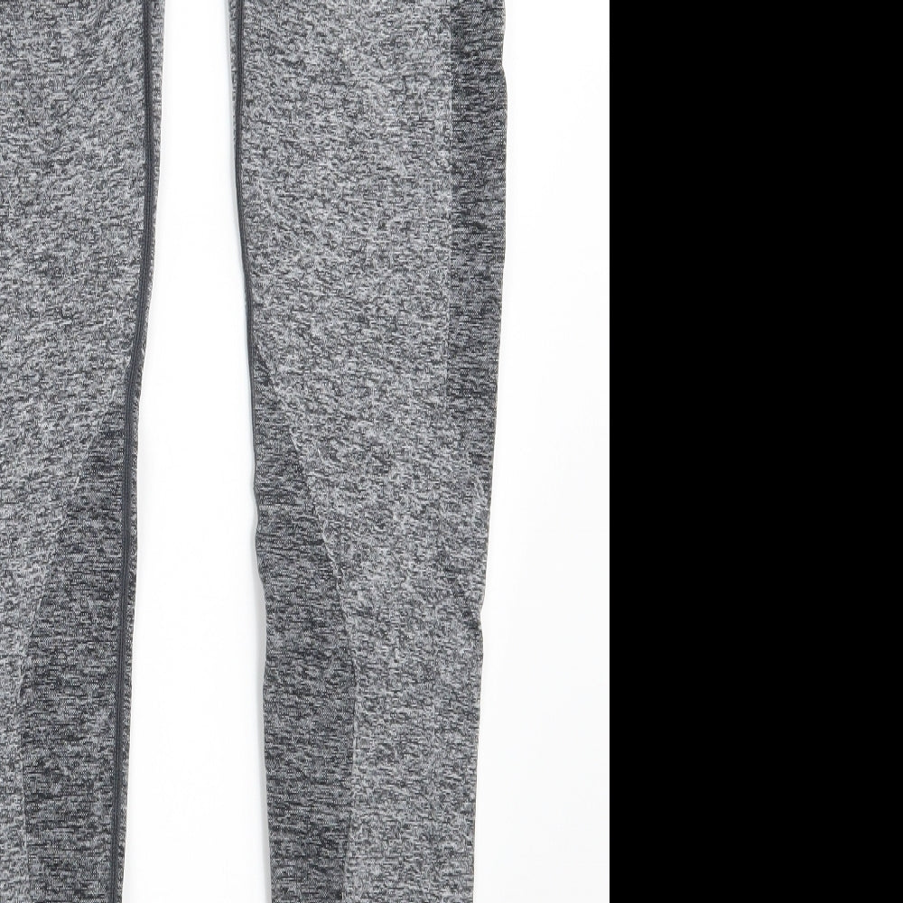 My Protein Womens Grey   Compression Leggings Size M L28 in