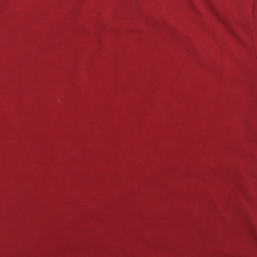SheIn Womens Red   Basic T-Shirt Size L